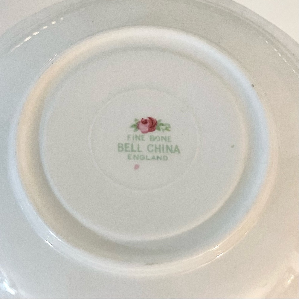 Vintage Bell England Fine Bone China Trinket Dish Lady Alexander Rose Romantic - Picture 6 of 9